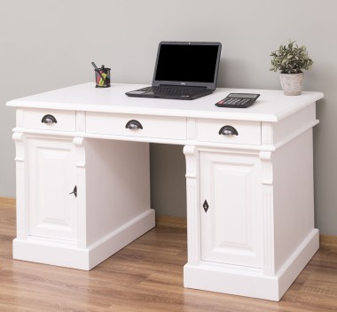 Birou cu 2 usi si 3 sertare, Colectia Directoire de la Rustic Butique PS115 - Culoare_P004 - VOPSIT