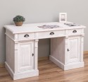 Birou cu 2 usi si 3 sertare, Colectia Directoire de la Rustic Butique PS115 - Culoare_P080 - PERIAT ADANC