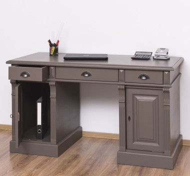 Birou cu 2 usi si 3 sertare, Colectia Directoire de la Rustic Butique PS115 - Culoare_P028 - VOPSIT