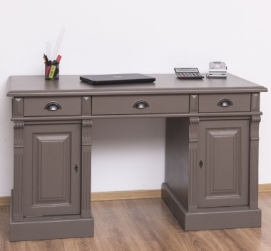 Birou cu 2 usi si 3 sertare, Colectia Directoire de la Rustic Butique PS115 - Culoare_P028 - VOPSIT
