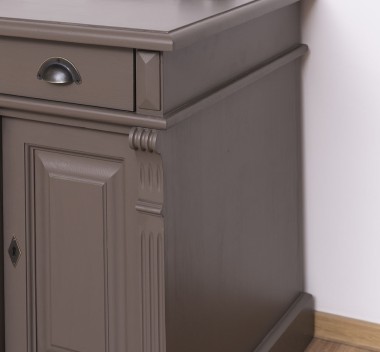 Birou cu 2 usi si 3 sertare, Colectia Directoire de la Rustic Butique PS115 - Culoare_P028 - VOPSIT