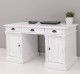 Birou cu 2 usi si 3 sertare, Colectia Directoire de la Rustic Butique PS115 - Culoare_P029++P004A - 2 STRATURI DE CULORI ANTICHIZAT