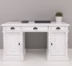Birou cu 2 usi si 3 sertare, Colectia Directoire de la Rustic Butique PS115 - Culoare_P029++P004A - 2 STRATURI DE CULORI ANTICHIZAT