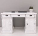 Birou cu 2 usi si 3 sertare, Colectia Directoire de la Rustic Butique PS115 - Culoare_P029++P004A - 2 STRATURI DE CULORI ANTICHIZAT