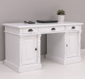 Birou cu 2 usi si 3 sertare, Colectia Directoire de la Rustic Butique PS115 - Culoare_P029++P004A - 2 STRATURI DE CULORI ANTICHIZAT