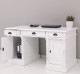 Birou cu 2 usi si 3 sertare, Colectia Directoire de la Rustic Butique PS115 - Culoare_P029++P004A - 2 STRATURI DE CULORI ANTICHIZAT