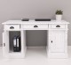 Birou cu 2 usi si 3 sertare, Colectia Directoire de la Rustic Butique PS115 - Culoare_P029++P004A - 2 STRATURI DE CULORI ANTICHIZAT