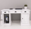 Birou cu 2 usi si 3 sertare, Colectia Directoire de la Rustic Butique PS115 - Culoare_P029++P004A - 2 STRATURI DE CULORI ANTICHIZAT