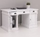 Birou cu 2 usi si 3 sertare, Colectia Directoire de la Rustic Butique PS115 - Culoare_P029++P004A - 2 STRATURI DE CULORI ANTICHIZAT