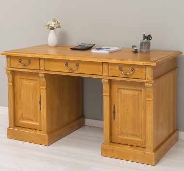 Birou cu 2 usi si 3 sertare, Colectia Directoire de la Rustic Butique PS115 - Culoare_P082 - LACUIT & VOPSIT