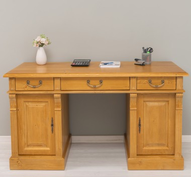 Birou cu 2 usi si 3 sertare, Colectia Directoire de la Rustic Butique PS115 - Culoare_P082 - LACUIT & VOPSIT