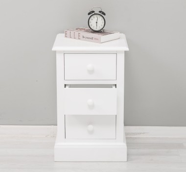 Comoda de noptiera cu 3 sertare - Culoare_P004 - VOPSIT de la Rustic Butique OUTMPS7093 - Culoare_P004 - VOPSIT