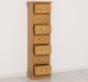 Comoda ingusta cu 7 sertare de la Rustic Butique PS276 - Culoare_P082 - LACUIT & VOPSIT