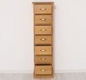 Comoda ingusta cu 7 sertare de la Rustic Butique PS276 - Culoare_P082 - LACUIT & VOPSIT