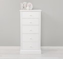 ComodÄƒ Ã®naltÄƒ cu 5 sertare - Culoare_P004 - VOPSIT de la Rustic Butique OUTMPS7095 - Culoare_P004 - VOPSIT