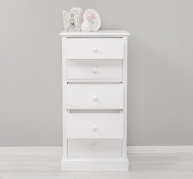 ComodÄƒ Ã®naltÄƒ cu 5 sertare - Culoare_P004 - VOPSIT de la Rustic Butique OUTMPS7095 - Culoare_P004 - VOPSIT