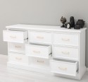 Comoda cu 9 sertare cu sine dimensiuni 160x50x90 - Culoare_P004 - VOPSIT de la Rustic Butique OUT21267 - Culoare_P004 - VOPSIT