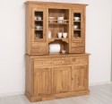 Bufet de bucatarie 3 usi, 3 sertare BAS + 2 usi, 4 sertare SUP, din stejar - Culoare_P061 - LACUIT de la Rustic Butique OUTOPS232BAS+SUP - Culoare_P061 - LACUIT