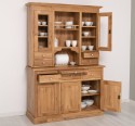 Bufet de bucatarie 3 usi, 3 sertare BAS + 2 usi, 4 sertare SUP, din stejar - Culoare_P061 - LACUIT de la Rustic Butique OUTOPS232BAS+SUP - Culoare_P061 - LACUIT