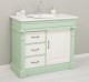 Dulap baie ornamental cu 3 sertare si 1 usa, din stejar, lavoar inclus in pret - Culoare Top_P039 - Culoare Corp_P092 - Culoare  de la Rustic Butique OUTOPS543 - Culoare Top_P039 - Culoare Corp_P092 - Culoare Usi si Sertare_P039 - DUBLU COLOR