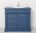 Dulap baie ornamental cu 3 sertare si 1 usa, din stejar, lavoar inclus in pret - Culoare_P113 - VOPSI de la Rustic Butique OUTOPS543 - Culoare_P113 - VOPSIT