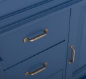 Dulap baie ornamental cu 3 sertare si 1 usa, din stejar, lavoar inclus in pret - Culoare_P113 - VOPSI de la Rustic Butique OUTOPS543 - Culoare_P113 - VOPSIT