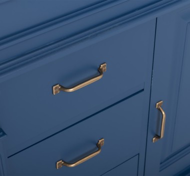 Dulap baie ornamental cu 3 sertare si 1 usa, din stejar, lavoar inclus in pret - Culoare_P113 - VOPSI de la Rustic Butique OUTOPS543 - Culoare_P113 - VOPSIT