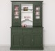 Bufet de bucatarie 3 usi, 3 sertare BAS + 2 usi, 4 sertare SUP, din stejar - Culoare Ext._P115 - Culoare Int._P004 - DUBLU COLOR de la Rustic Butique OUTOPS232BAS+SUP - Culoare Ext._P115 - Culoare Int._P004 - DUBLU COLOR