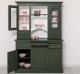 Bufet de bucatarie 3 usi, 3 sertare BAS + 2 usi, 4 sertare SUP, din stejar - Culoare Ext._P115 - Culoare Int._P004 - DUBLU COLOR de la Rustic Butique OUTOPS232BAS+SUP - Culoare Ext._P115 - Culoare Int._P004 - DUBLU COLOR