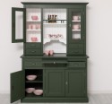 Bufet de bucatarie 3 usi, 3 sertare BAS + 2 usi, 4 sertare SUP, din stejar - Culoare Ext._P115 - Culoare Int._P004 - DUBLU COLOR de la Rustic Butique OUTOPS232BAS+SUP - Culoare Ext._P115 - Culoare Int._P004 - DUBLU COLOR