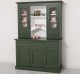 Bufet de bucatarie 3 usi, 3 sertare BAS + 2 usi, 4 sertare SUP, din stejar - Culoare Ext._P115 - Culoare Int._P004 - DUBLU COLOR de la Rustic Butique OUTOPS232BAS+SUP - Culoare Ext._P115 - Culoare Int._P004 - DUBLU COLOR