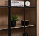 Vitrina eleganta din stejar, cu 2 usi BAS + 2 usi sticla SUP de la Rustic Butique OPS798BAS+SUP - Culoare_P035 - ULEIAT