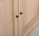 Vitrina eleganta din stejar, cu 2 usi BAS + 2 usi sticla SUP de la Rustic Butique OPS798BAS+SUP - Culoare_P035 - ULEIAT