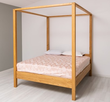 Pat baldachin-180x200 de la Rustic Butique PS789 - Culoare_P002 - CERUIT