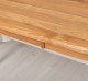Masa dining ovala cu blat din stejar de la Rustic Butique PS809 - TopOak - Culoare Top_P089 - Culoare Corp_P039 - DUBLU COLOR