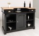 Bar 160cm, blat stejar de la Rustic Butique PS1001-160 - Culoare Top_P061 - Culoare Corp_P150 - DUBLU COLOR