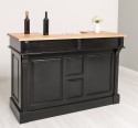 Bar 160cm, blat stejar de la Rustic Butique PS1001-160 - Culoare Top_P061 - Culoare Corp_P150 - DUBLU COLOR