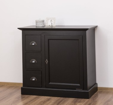Comoda mica cu 1 usa, 3 sertare de la Rustic Butique PS42 - Culoare_P003 - VOPSIT