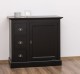 Comoda mica cu 1 usa, 3 sertare de la Rustic Butique PS42 - Culoare_P003 - VOPSIT