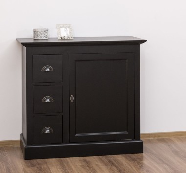 Comoda mica cu 1 usa, 3 sertare de la Rustic Butique PS42 - Culoare_P003 - VOPSIT