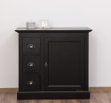 Comoda mica cu 1 usa, 3 sertare de la Rustic Butique PS42 - Culoare_P003 - VOPSIT