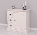 Comoda mica cu 1 usa, 3 sertare de la Rustic Butique PS42 - Culoare_P015 - VOPSIT