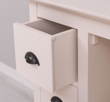 Comoda mica cu 1 usa, 3 sertare de la Rustic Butique PS42 - Culoare_P015 - VOPSIT