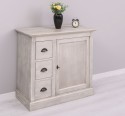 Comoda mica cu 1 usa, 3 sertare de la Rustic Butique PS42 - Culoare_P090 - PERIAT ADANC