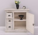 Comoda mica cu 1 usa, 3 sertare de la Rustic Butique PS42 - Culoare_P090 - PERIAT ADANC