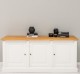 Bufet cu 3 usi, BAS, Colectia Directoire de la Rustic Butique PS73BAS - Culoare Top_P002 - Culoare Corp_P039 - DUBLU COLOR
