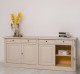 Bufet cu 4 usi si 4 sertare, Colectia Directoire de la Rustic Butique PS16BAS - Culoare Ext._P024 / Culoare Int._P050 - DUBLU COLOR