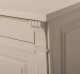 Bufet cu 4 usi si 4 sertare, Colectia Directoire de la Rustic Butique PS16BAS - Culoare Ext._P024 / Culoare Int._P050 - DUBLU COLOR