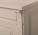 Bufet cu 4 usi si 4 sertare, Colectia Directoire de la Rustic Butique PS16BAS - Culoare Ext._P024 / Culoare Int._P050 - DUBLU COLOR