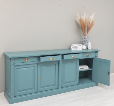 Bufet cu 4 usi si 4 sertare, Colectia Directoire de la Rustic Butique PS16BAS - Culoare_P008 - VOPSIT